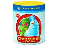 Батарея салютов Снеговой Р7212 купить от производителя Русский Фейерверк — Обнинск
