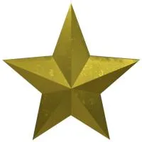 Звезда накладка на памятник литая латунь в Обнинске (518483)