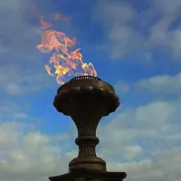 Газовая горелка апс (газ-контроль) (1629) сертификат - автомат вечный огонь ø 154 мм. ветроустойчивая в Обнинске