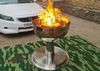 Чаша торжественного огня афины (51756458) производство для ø 360 мм. ветроустойчивая в Обнинске